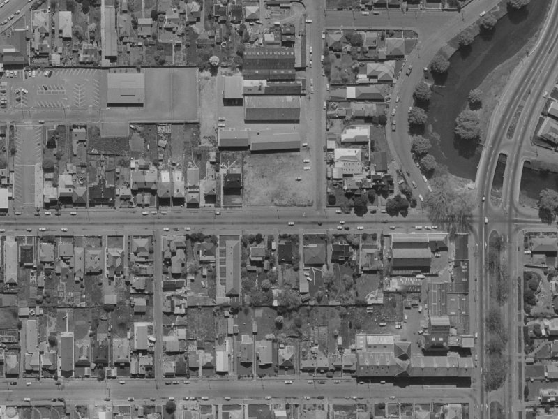 3/277 Kilmore Street from the air, 1970-1974