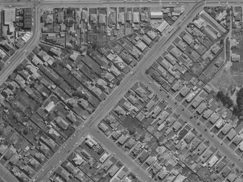 693B Worcester Street from the air, 1970-1974