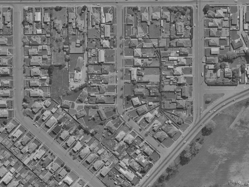 10 Sewell Street from the air, 1970-1974