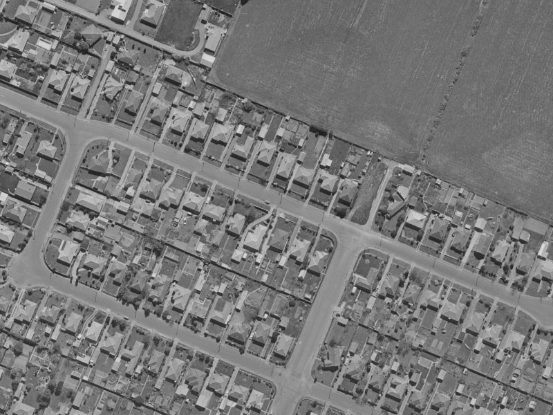 27A Worthy Street from the air, 1970-1974