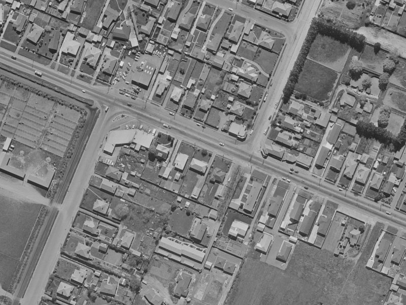 155 Yaldhurst Road from the air, 1970-1974