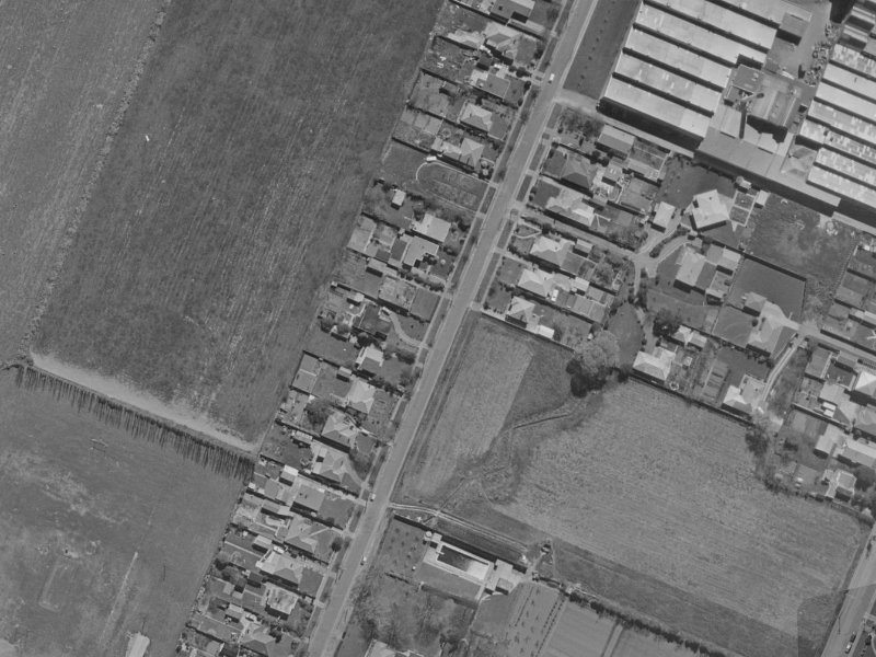 45A Brodie Street from the air, 1970-1974