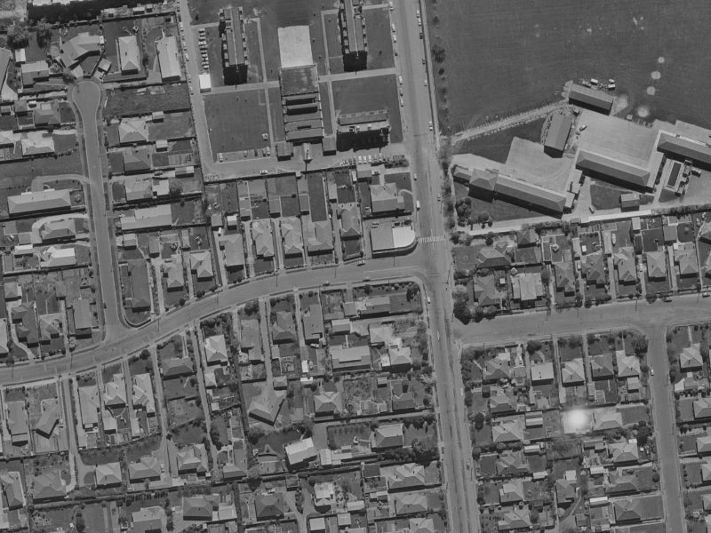 8 Rountree Street from the air, 1970-1974