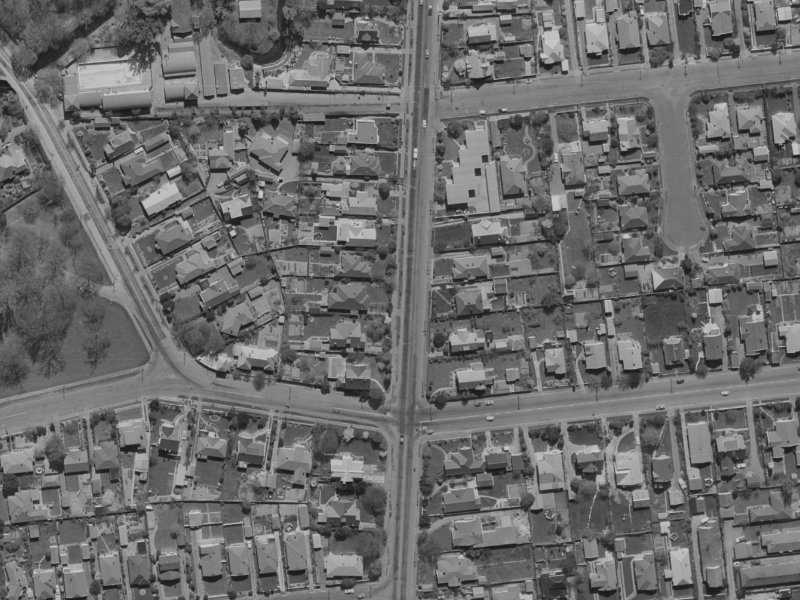 29 Straven Road from the air, 1970-1974