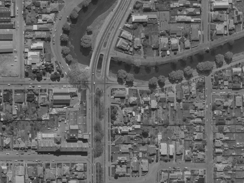 232 Fitzgerald Avenue from the air, 1970-1974