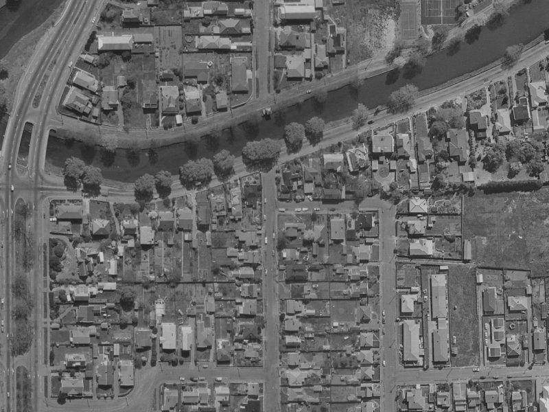 49 Gilby Street from the air, 1970-1974