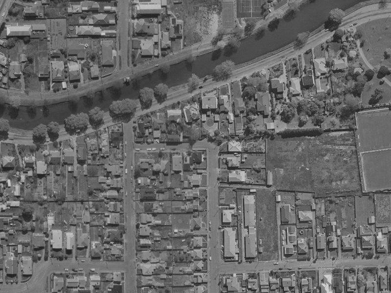 39 Gilby Street from the air, 1970-1974
