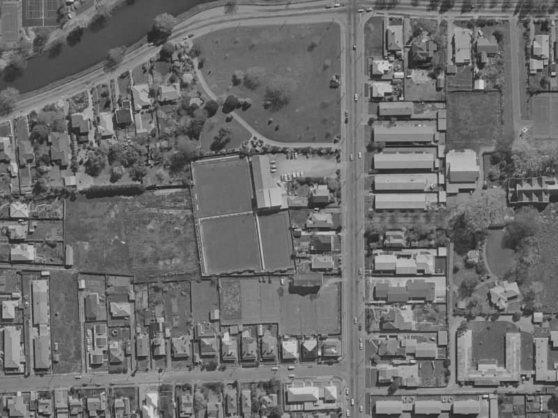 165B Stanmore Road from the air, 1970-1974