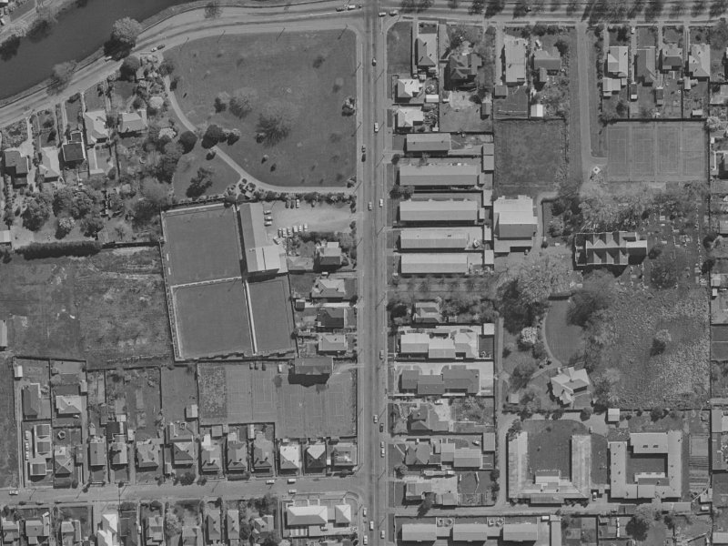 165 Stanmore Road from the air, 1970-1974