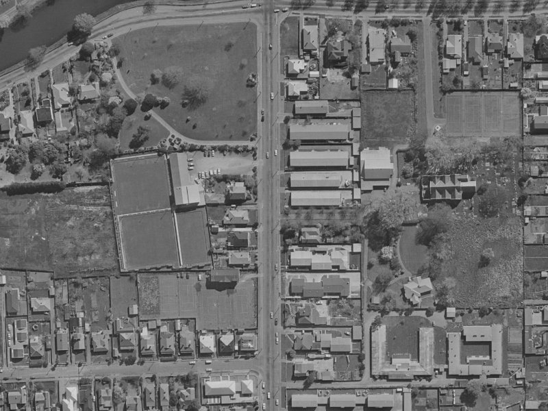 170 Stanmore Road from the air, 1970-1974