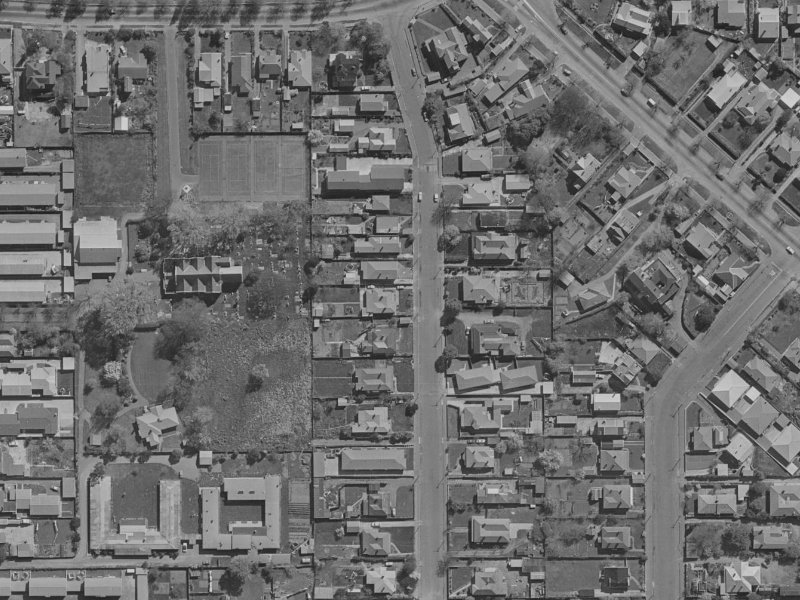 37 Trent Street from the air, 1970-1974