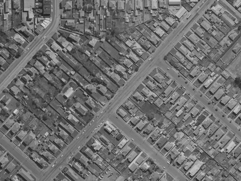 685 Worcester Street from the air, 1970-1974