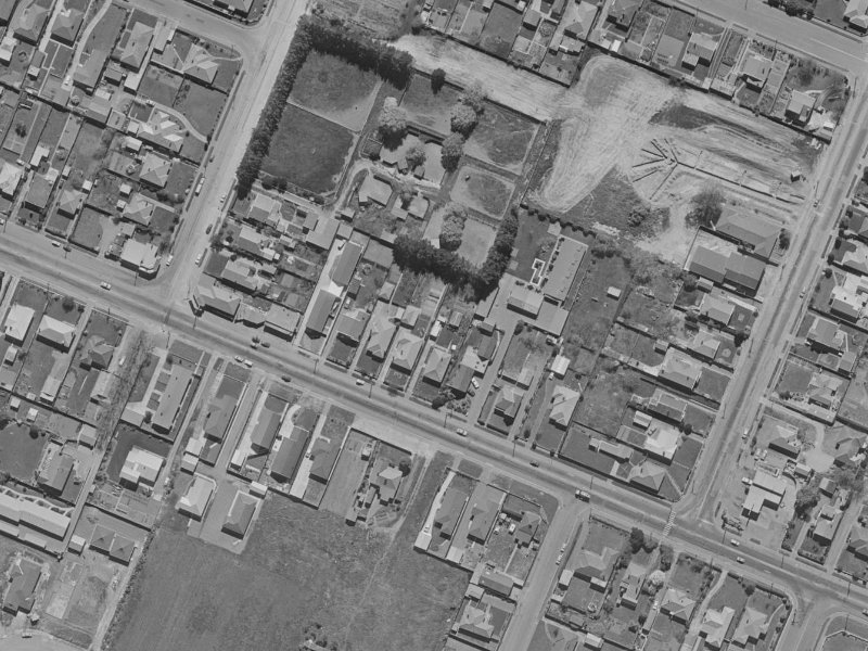 170 Yaldhurst Road from the air, 1970-1974