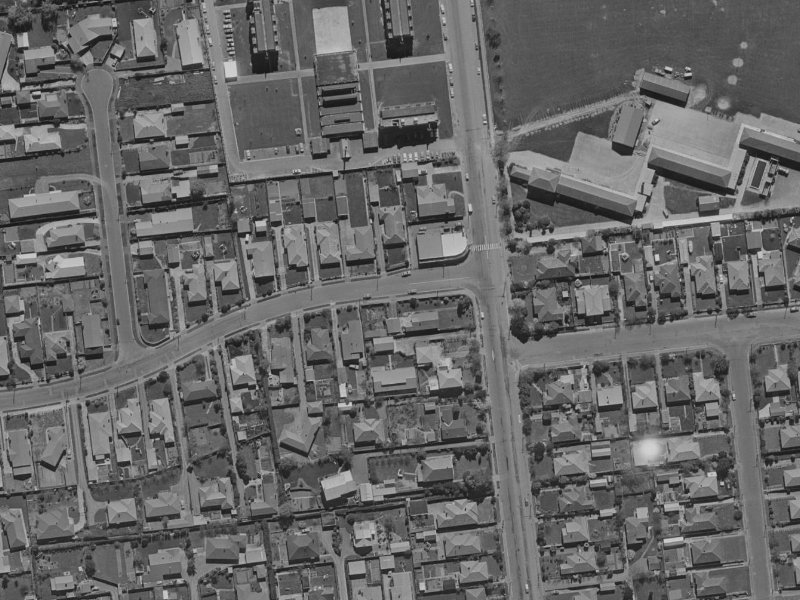 13 Rountree Street from the air, 1970-1974