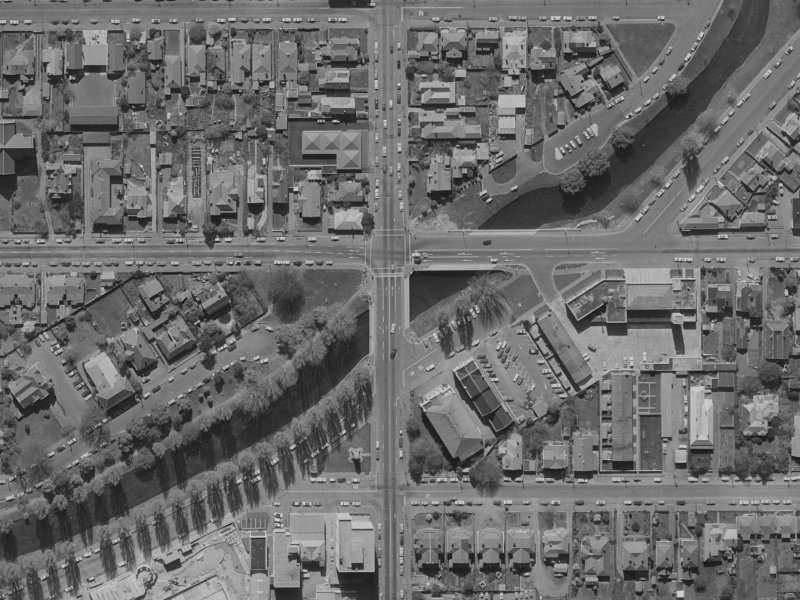 297 Madras Street from the air, 1970-1974