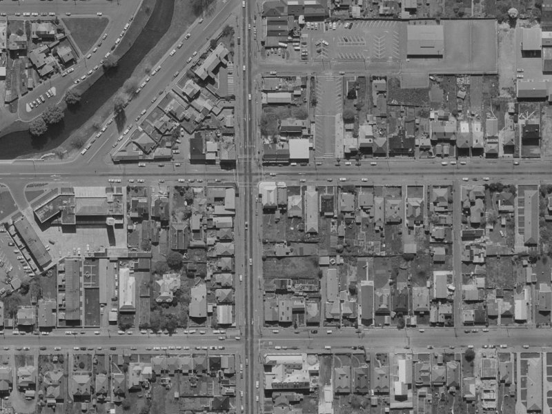 362 Barbadoes Street from the air, 1970-1974