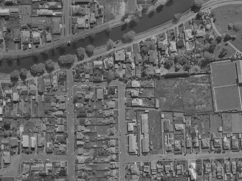 38 Gilby Street from the air, 1970-1974