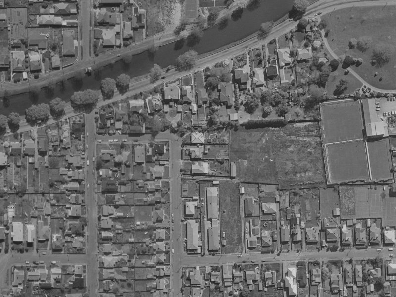 36 Gilby Street from the air, 1970-1974