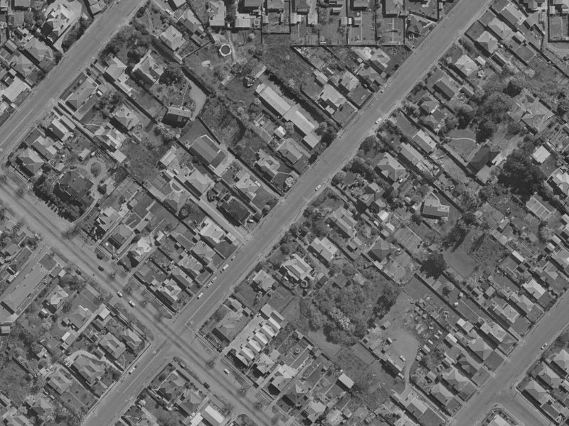 184 England Street from the air, 1970-1974