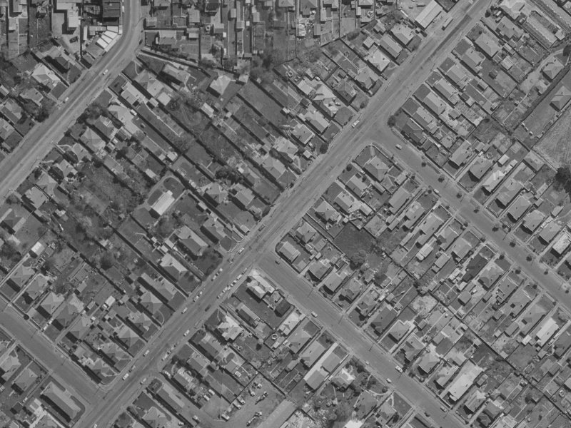 683 Worcester Street from the air, 1970-1974