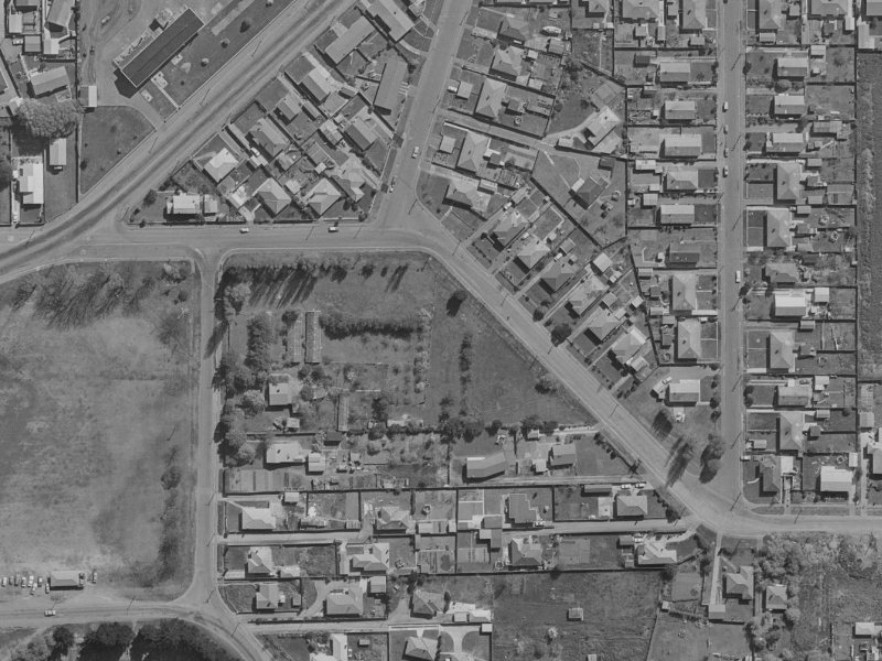 24 Rudds Road from the air, 1970-1974