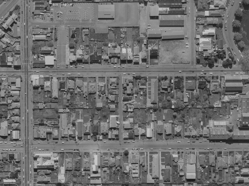 12 Dawson Street from the air, 1970-1974