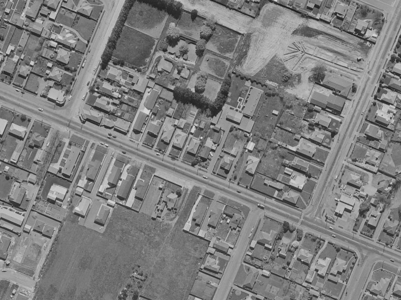168 Yaldhurst Road from the air, 1970-1974