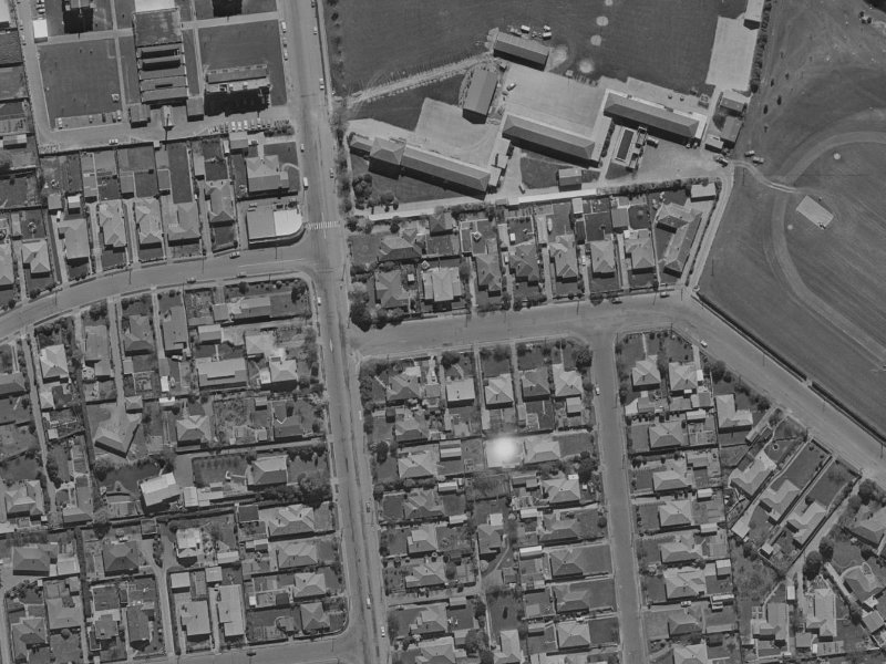 61 Kirkwood Avenue from the air, 1970-1974