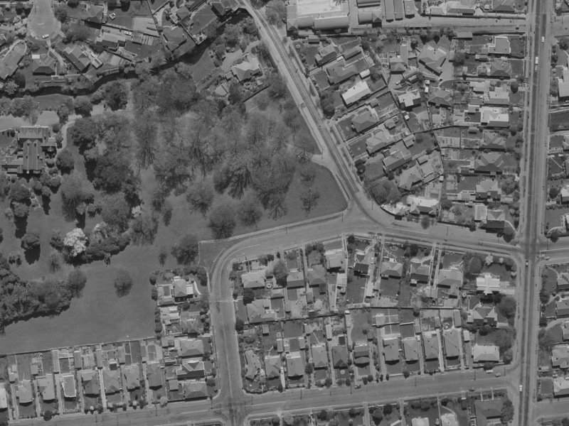 3 Titoki Street from the air, 1970-1974