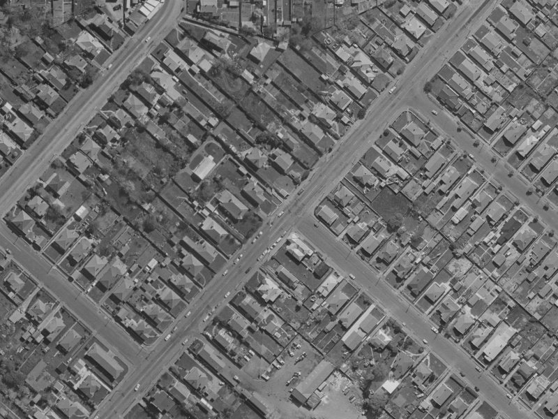 675 Worcester Street from the air, 1970-1974