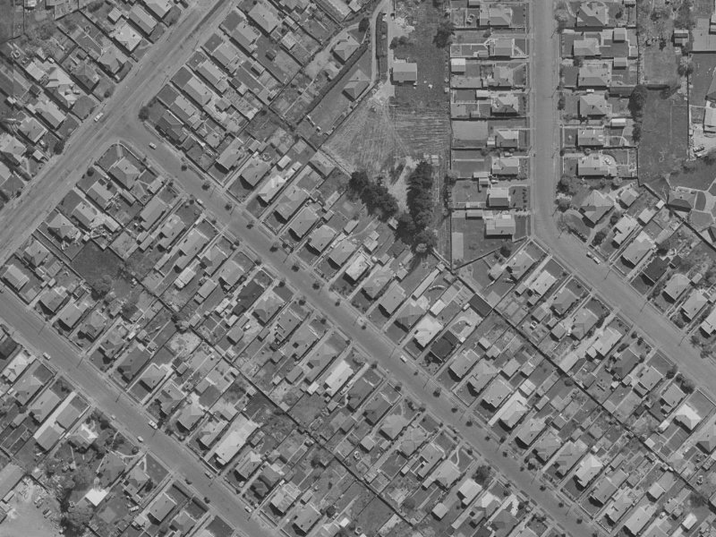 29 Dacre Street from the air, 1970-1974
