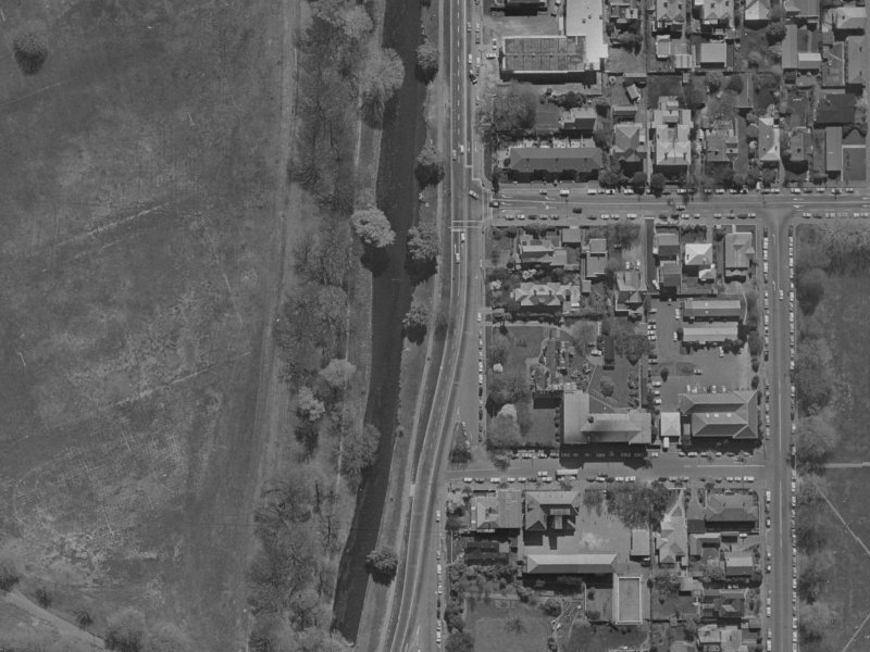 30 Park Terrace from the air, 1970-1974