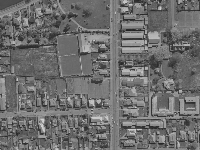 159A Stanmore Road from the air, 1970-1974