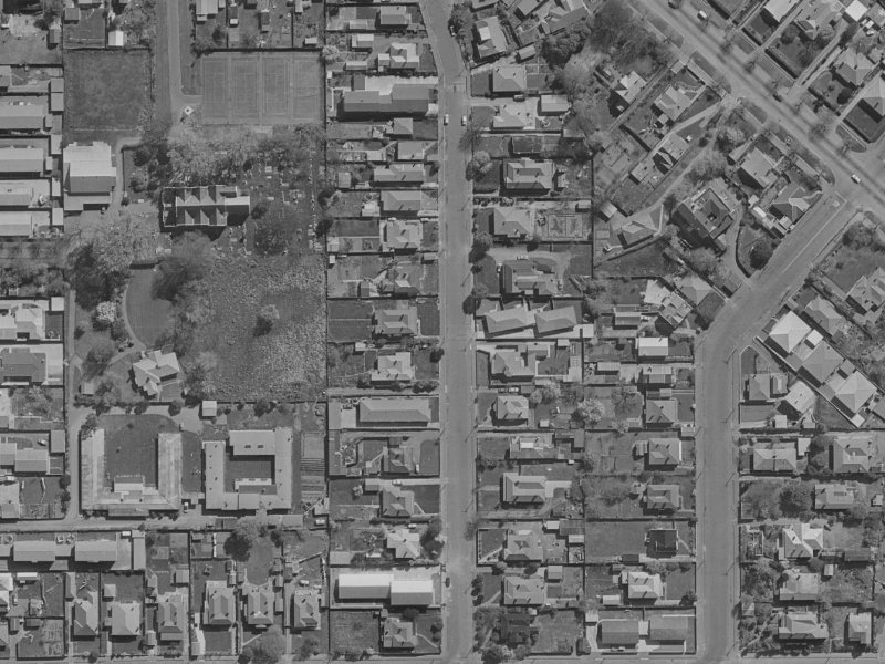 26 Trent Street from the air, 1970-1974