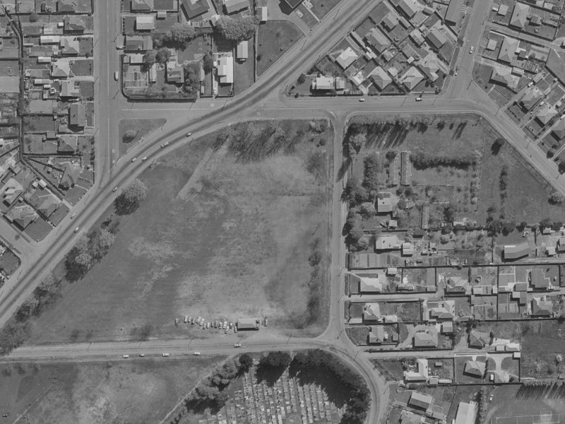 192 McGregors Road from the air, 1970-1974