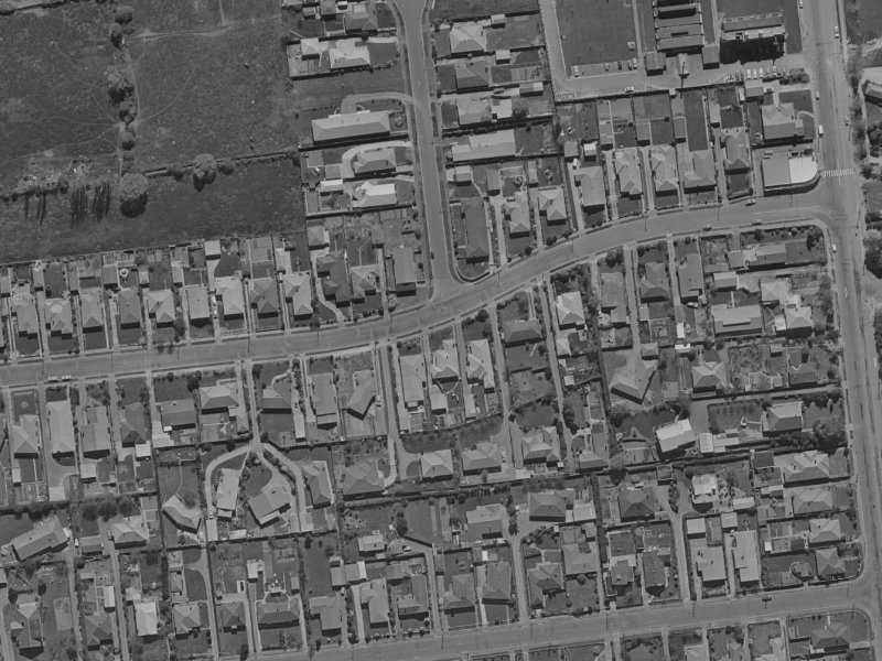 27 Rountree Street from the air, 1970-1974