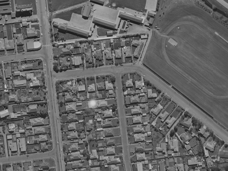 55 Kirkwood Avenue from the air, 1970-1974