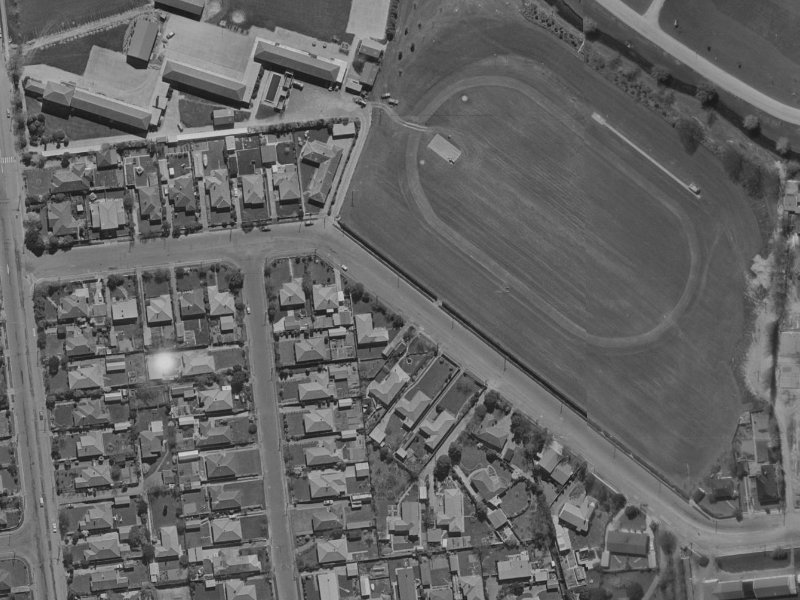 49 Kirkwood Avenue from the air, 1970-1974