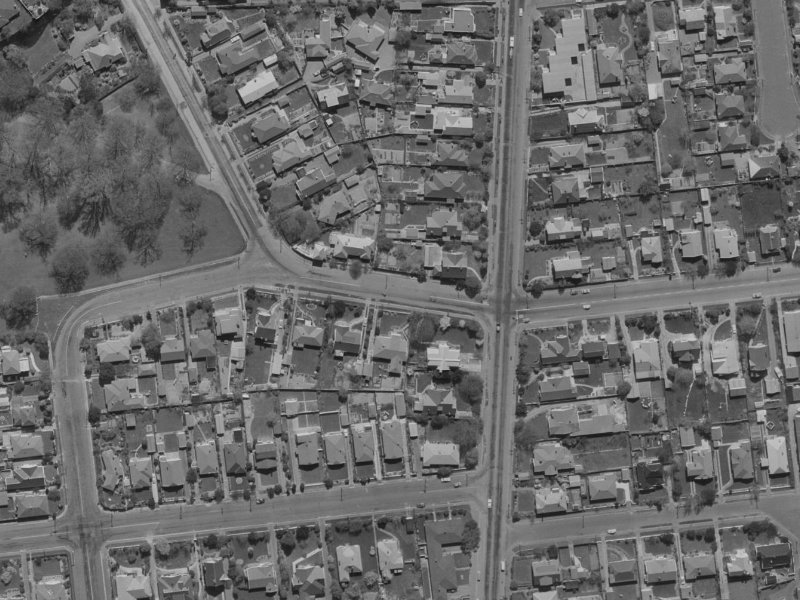 4 Kahu Road from the air, 1970-1974