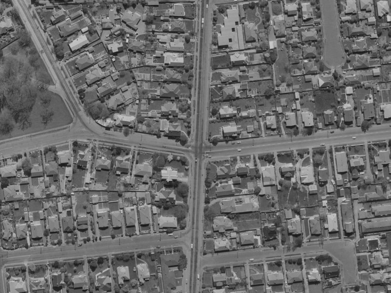 23 Straven Road from the air, 1970-1974