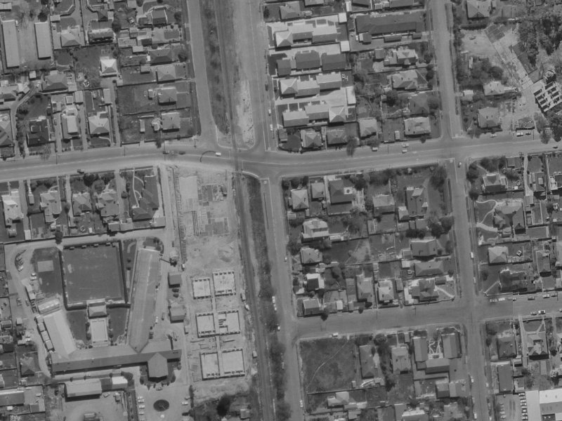 20 Mona Vale Avenue from the air, 1970-1974