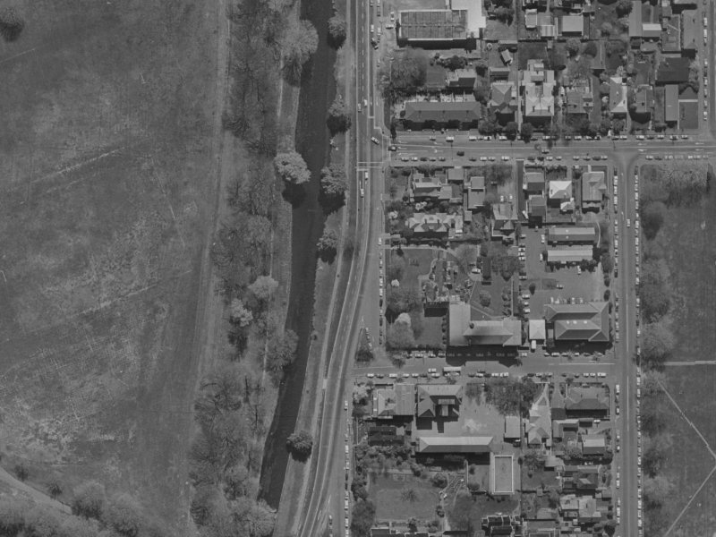 34 Park terrace Christchurch from the air, 1970-1974