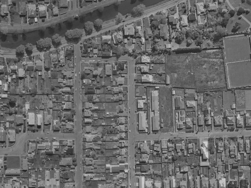 25C Gilby Street from the air, 1970-1974