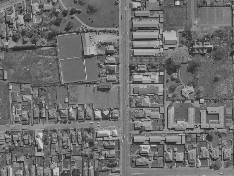 159 Stanmore Road from the air, 1970-1974