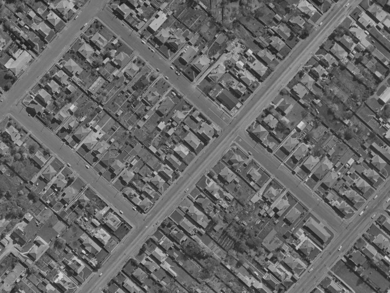 657 Gloucester Street from the air, 1970-1974