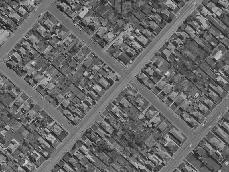 661 Gloucester Street from the air, 1970-1974