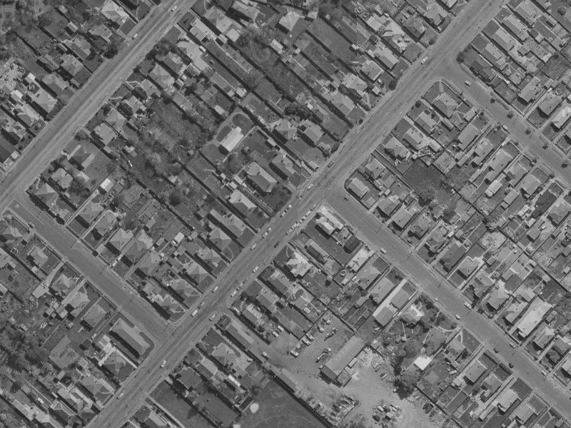 671 Worcester Street from the air, 1970-1974