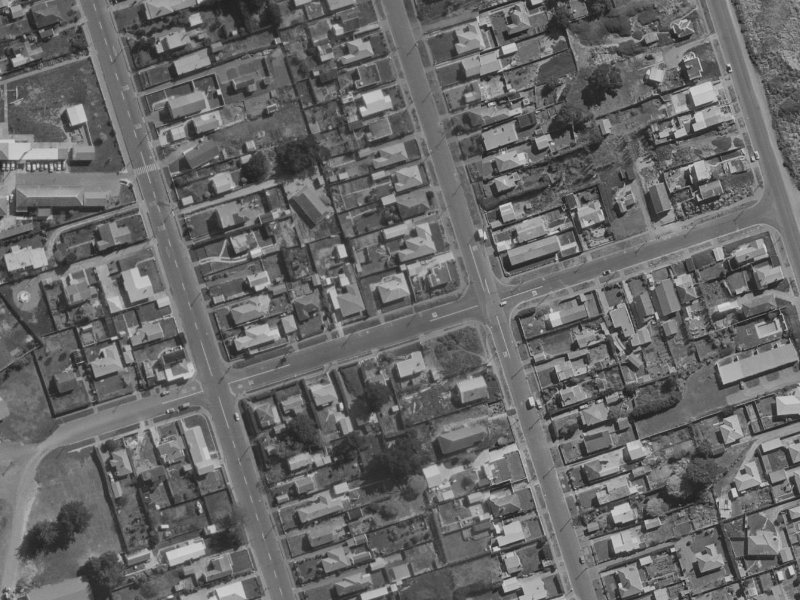 36 Beatty Street from the air, 1970-1974