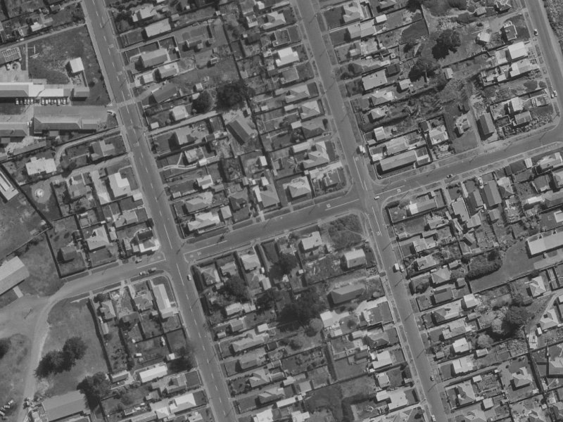 38 Beatty Street from the air, 1970-1974