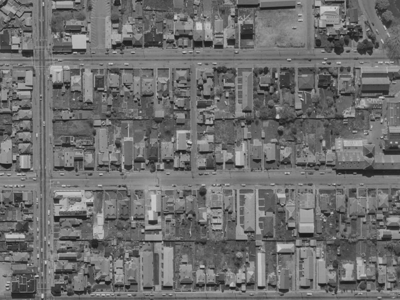 6 Dawson Street from the air, 1970-1974